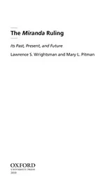Cover of The Miranda ruling