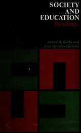 Cover of Society and education
