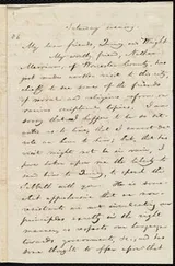 Cover of [Letter to] My dear friends, Quincy and Wright