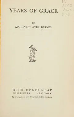 Cover of Years of Grace