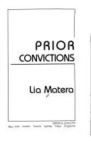 Cover of Prior Convictions
