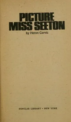 Cover of Picture Miss Seeton