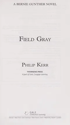 Cover of Field Gray