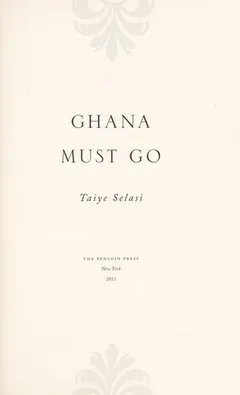 Cover of Ghana Must Go