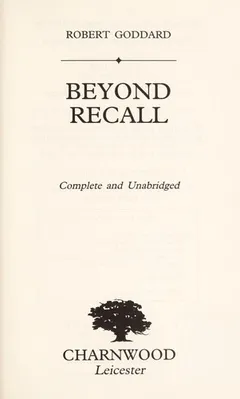 Cover of Beyond Recall