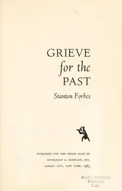 Cover of Grieve for the Past