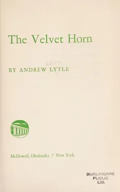Cover of The Velvet Horn