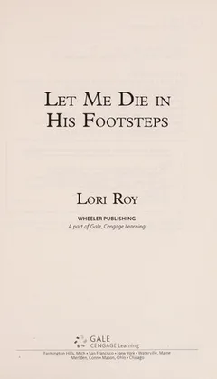 Cover of Let Me Die in His Footsteps