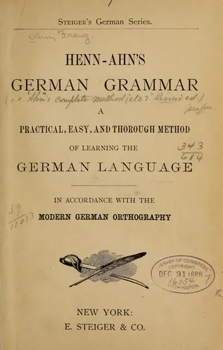 Cover of Henn-Ahn’s German Grammar