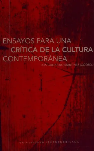 Cover of Ensayos para una crítica de la cultura contemporánea