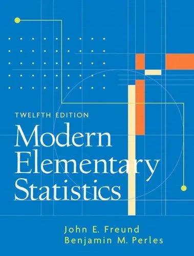 Cover of Modern Elementary Statistics
