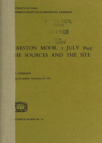 Cover of Marston Moor, 2 July 1644