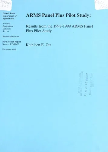 Cover of ARMS Panel Plus Pilot Study