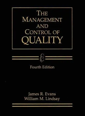 Cover of The Management and Control of Quality