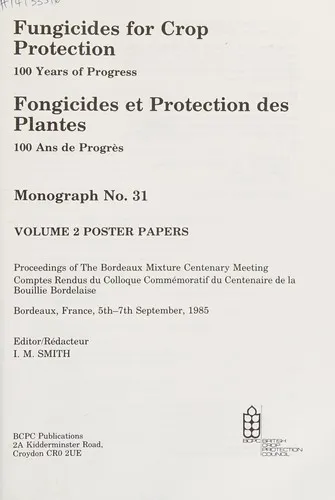 Cover of Fungicides for Crop Protection