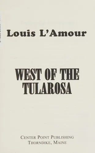 Cover of West of the Tularosa