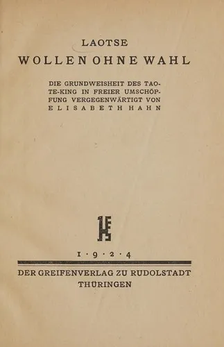 Cover of Wollen Ohne Wahl