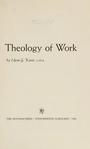 Cover of Theology of Work