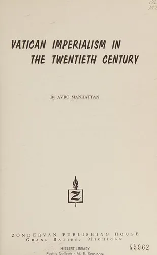 Cover of Vatican Imperialism in the Twentieth Century