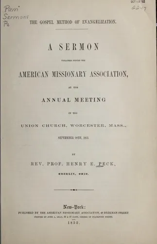 Cover of Gospel Method of Evangelization