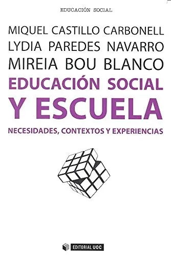 Cover of Escuela y educación social