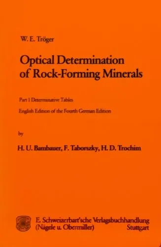 Cover of Optische Bestimmung der gesteinsbildenden Minerale