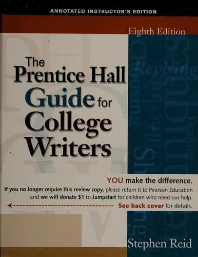 Cover of The Prentice Hall Guide for College Writers—eighth Edition