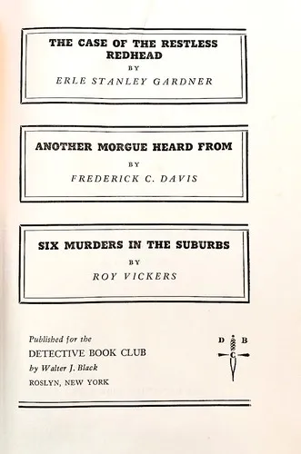 Cover of The Case of the Restless Redhead; Another Morgue Heard from; Six Murders in the Suburbs