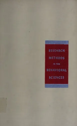 Cover of Research Methods in the Behaviorial Sciences