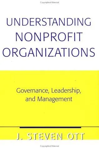 Cover of Understanding Nonprofit Organizations