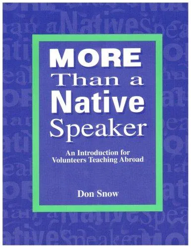 Cover of More Than a Native Speaker
