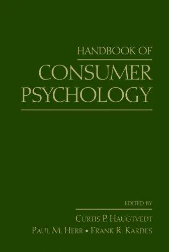 Cover of Handbook of Consumer Psychology