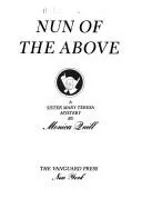 Cover of Nun of the Above