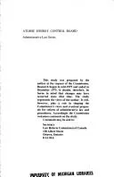 Cover of The Atomic Energy Control Board