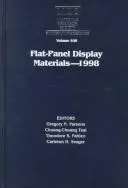 Cover of Flat-panel Display materials—1998