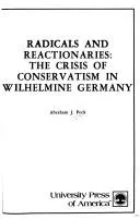 Cover of Radicals and Reactionaries
