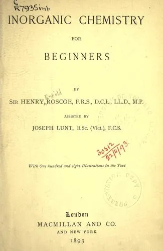 Cover of Inorganic Chemistry for Beginners