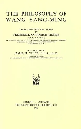 Cover of The Philosophy of Wang Yang-ming