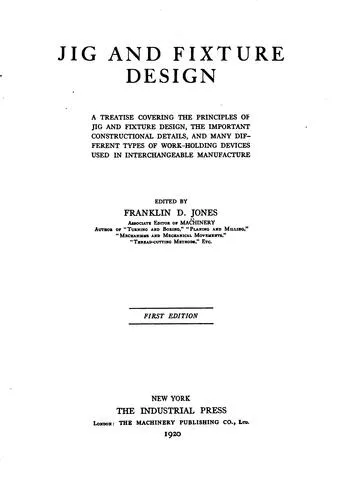Cover of Jig and Fixture Design