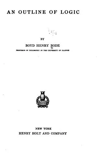 Cover of An Outline of Logic