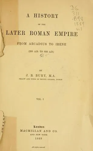 Cover of A History of the Later Roman Empire