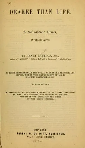 Cover of Dearer Than Life