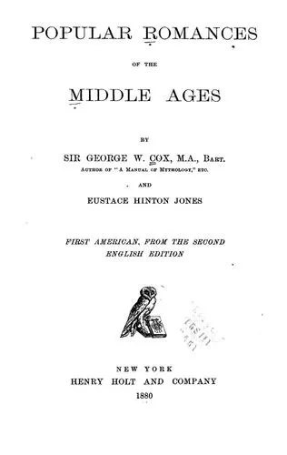 Cover of Popular Romances of the Middle Ages