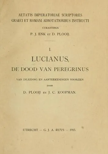 Cover of De Dood van Peregrinus