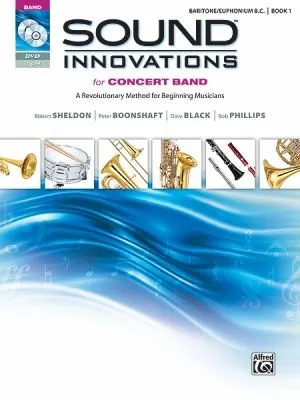 Cover of Sound Innovations for Concert Band BaritoneEuphonium BC Book 1 Sound Innovations
