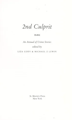 Cover of 2nd Culprit