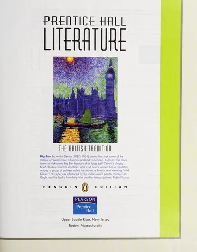 Cover of Prentice Hall Literature, The British Edition. Volume I