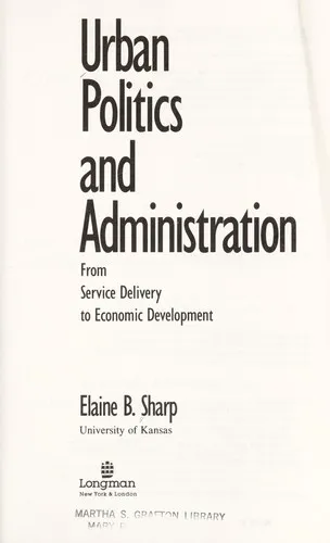 Cover of Urban Politics and Administration