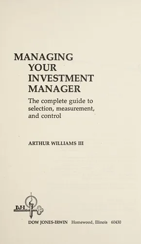 Cover of Managing Your Investment Manager