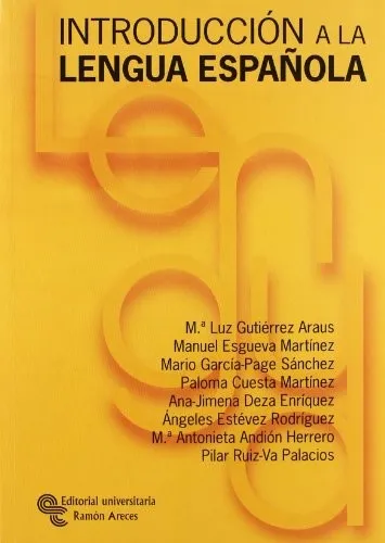 Cover of Introducción a la Lengua Española
